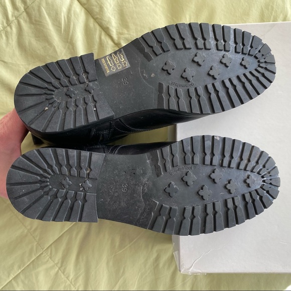 IRO Nels Black Leather Combat Boot Size 39 8.5 9 - Picture 8 of 9